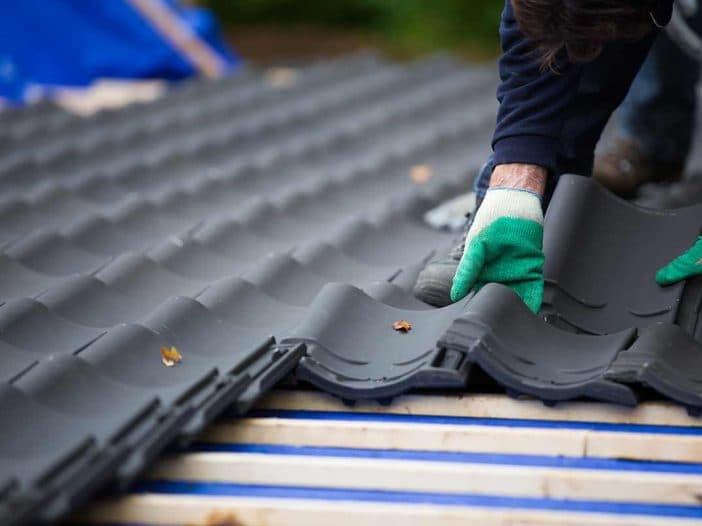 Residential roofing project