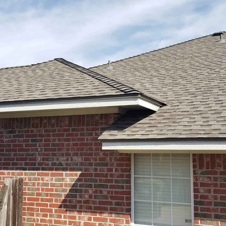 Residential roof installation project by Amos Roofing in Manchaca, TX