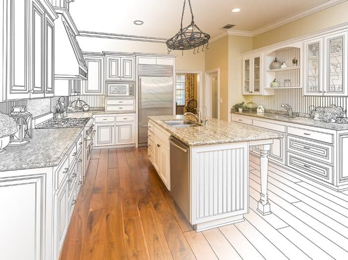 Home remodel project by Amos Roofing